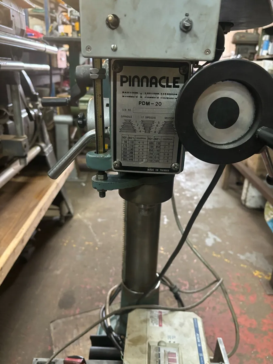 Pinnacle 240v. VFD milling  machine workbench - Image 2