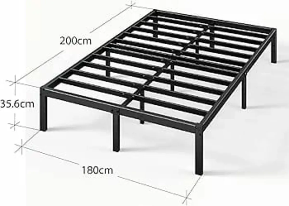 Super King Bed frame - Bed 180 x 200 cm - 36cm Hei - Image 2