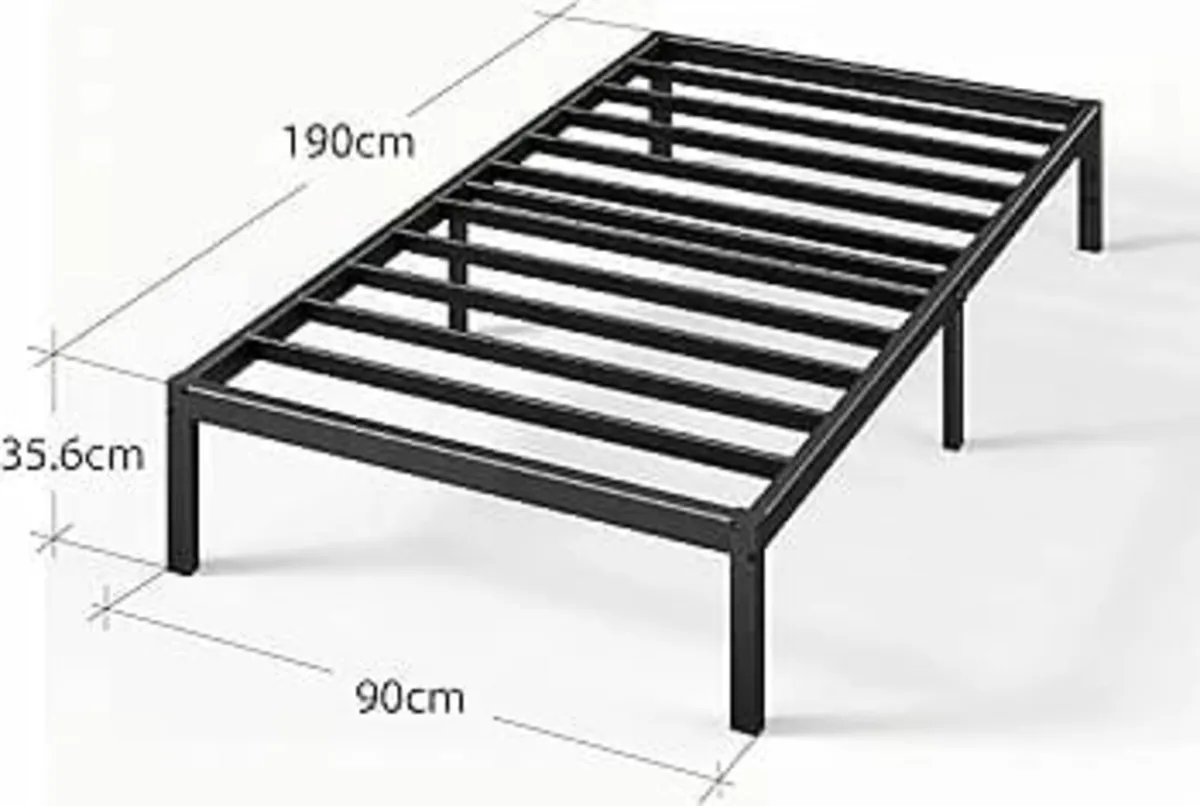 Single Bed frame - Bed 90 x 190 cm - 36cm Height - - Image 3
