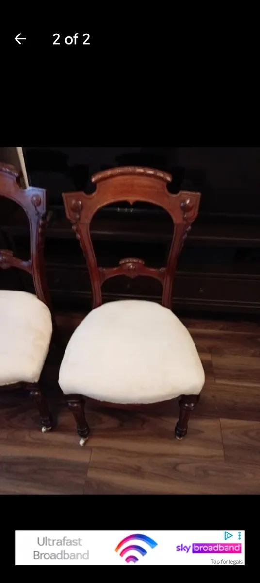 6 Dining Room Chairs - Image 1