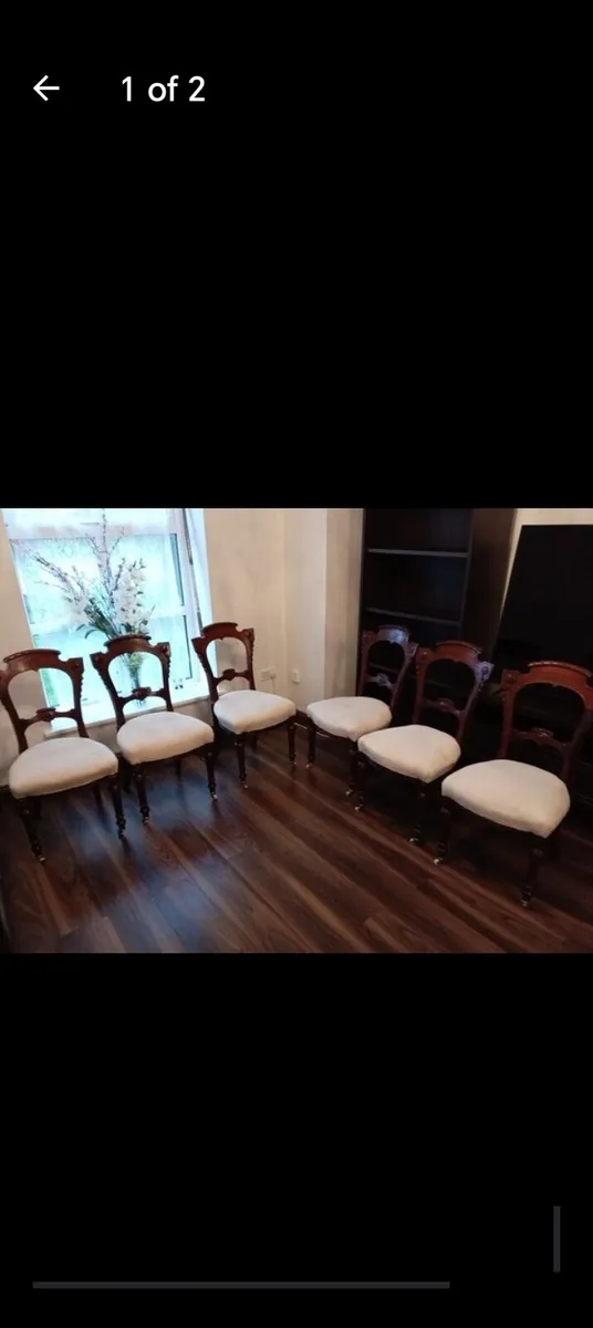 6 Dining Room Chairs - Image 2