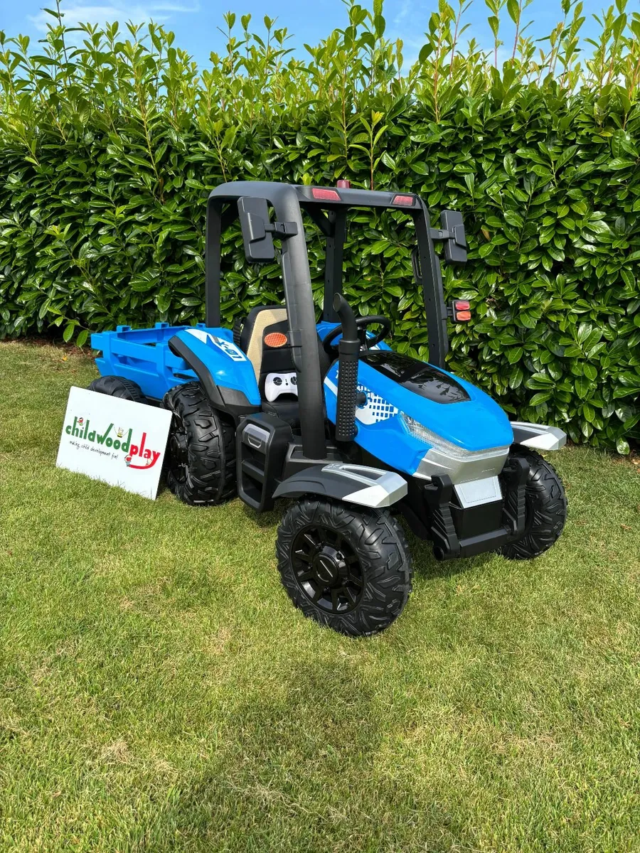 Kids Electric Ride on Tractor 24v AgriRider Pro - Image 2