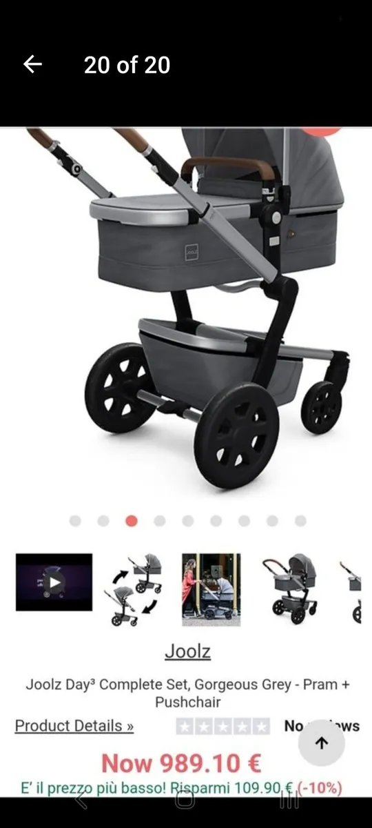 Joolz day 2 travel system - Image 4