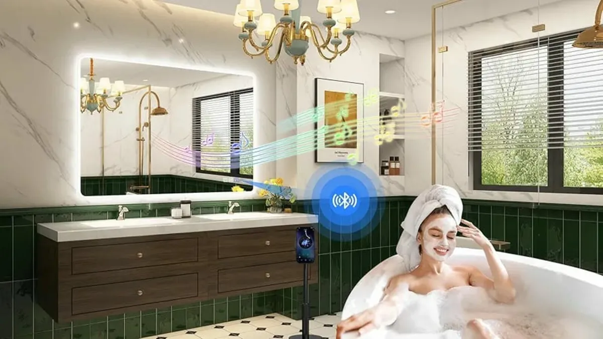 1000x700 mm Bathroom-Mirror-with-LED-Lights for Wa - Image 4