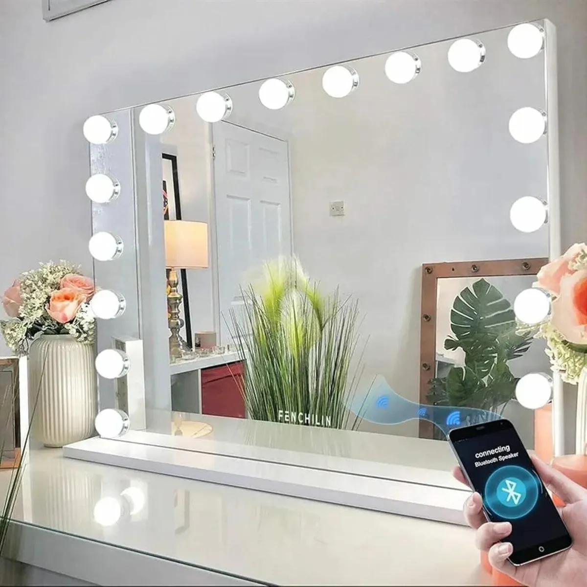 Vanity Mirror with Lights Large Makeup Mirror with - Image 1
