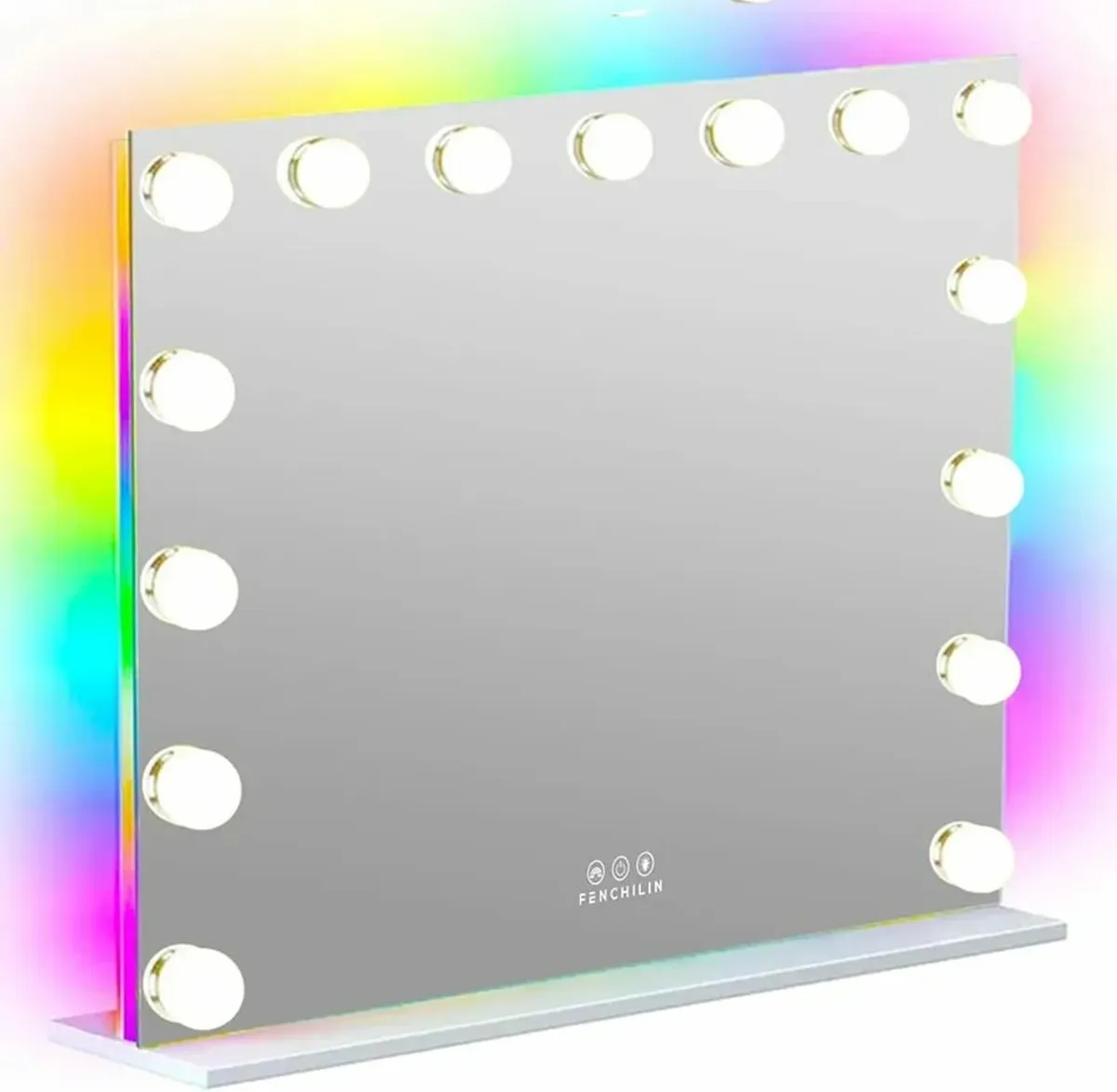 Hollywood Mirror with RGB Backlit 15 LED Vanity Mi - Image 1