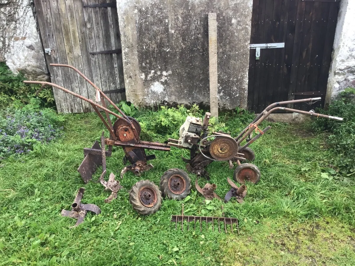 Vintage merrytiller rotavators