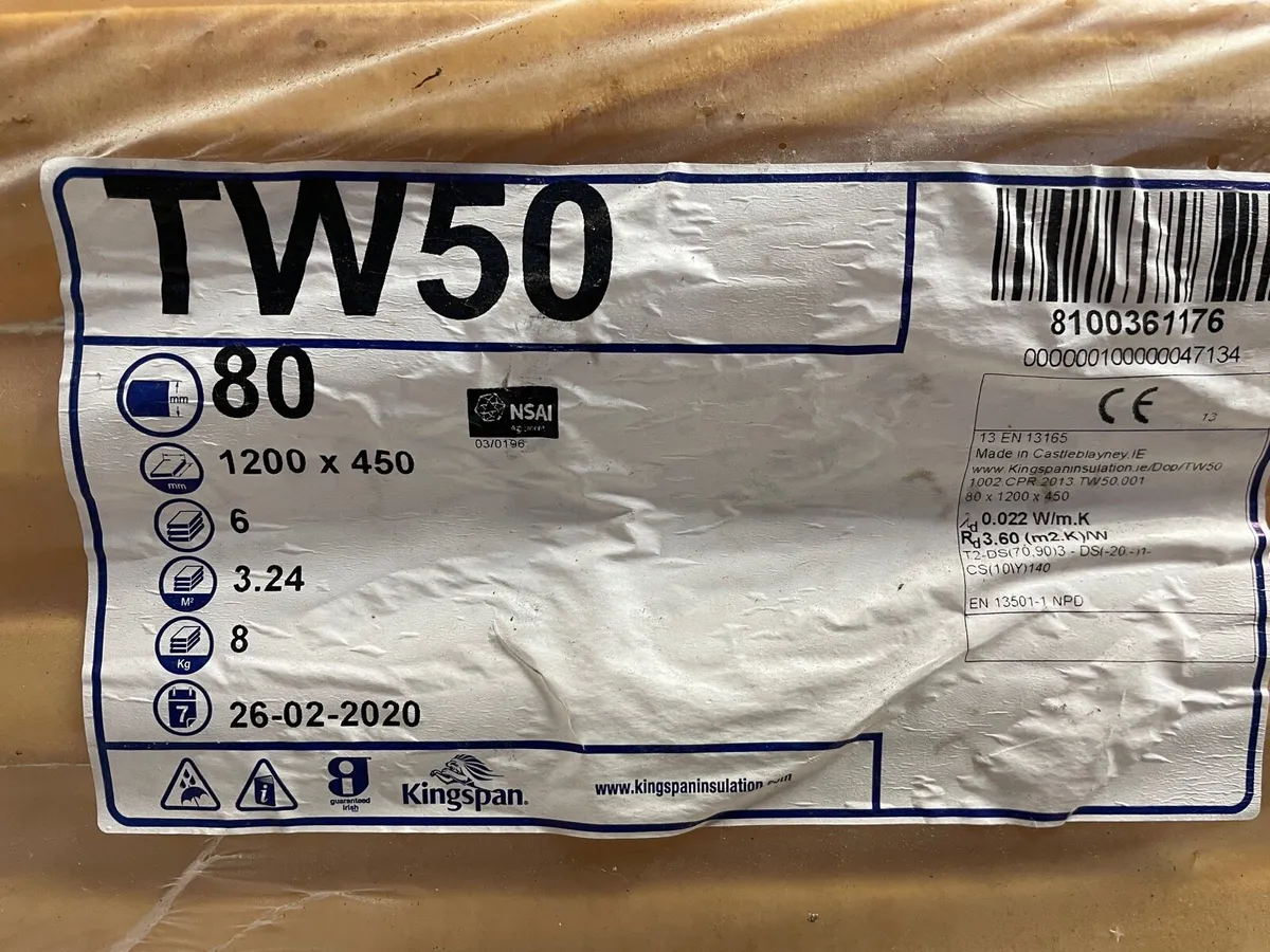 Kingspan TW50 Insulation 80mm - Image 2