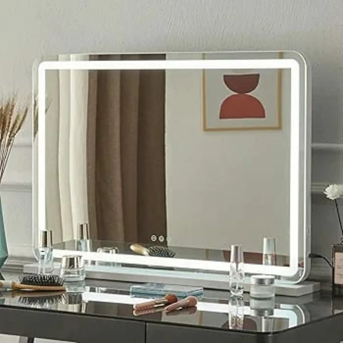 Makeup Hollywood Vanity Mirror with LED Light, Tab - Image 4