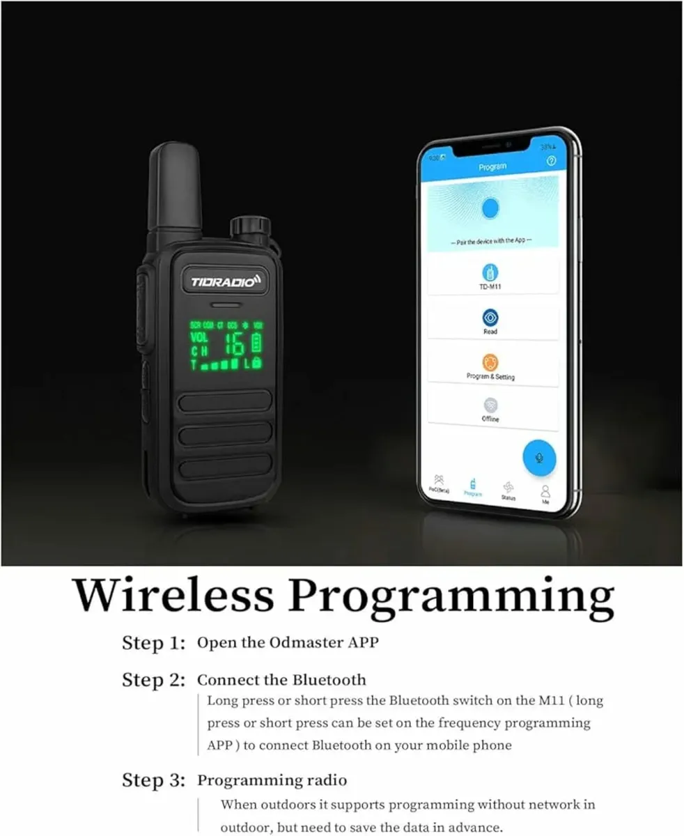 TD-M11 IP67 Waterproof Walkie Talkies, Walkie Talk - Image 2