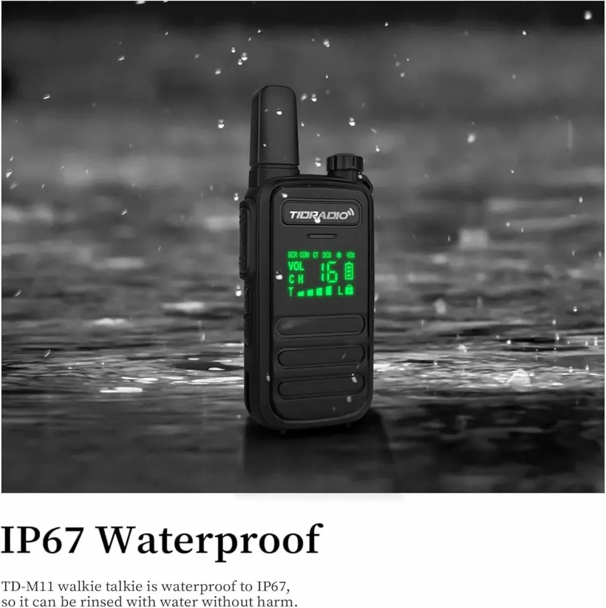 TD-M11 IP67 Waterproof Walkie Talkies, Walkie Talk - Image 3