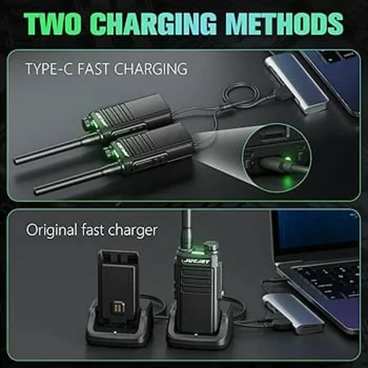 EP31 (4 pieces) Walkie Talkies IP54 waterproof, 16 - Image 2