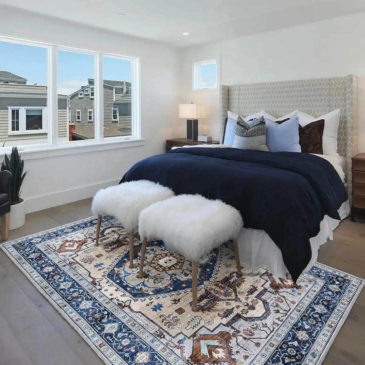 Rugs Living Room Large 160x230cm Area Rugs Vintage - Image 3