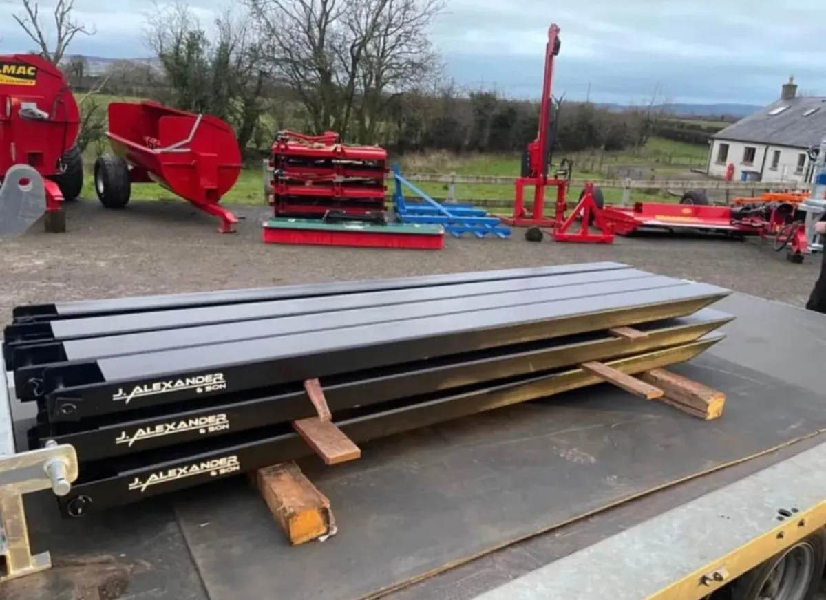 PALLET FORK EXTENSIONS 8FT NEW - Image 2