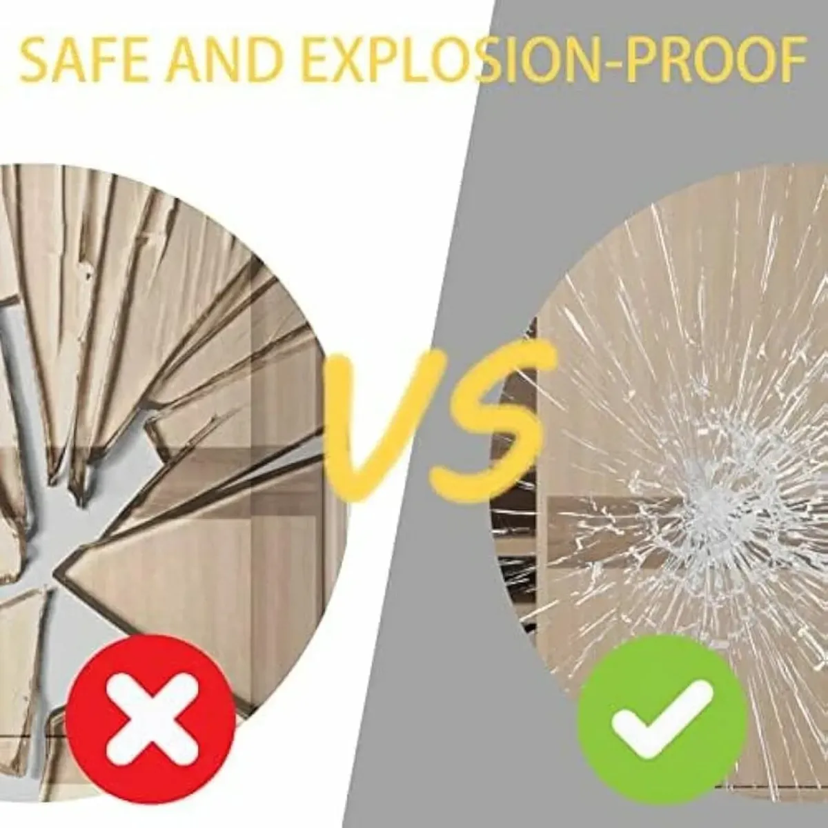 500mm Round Bathroom Mirror Wall Mounted Mirror wi - Image 2
