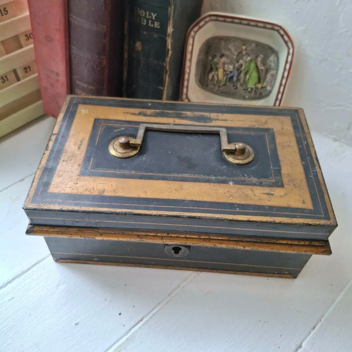 Tinplate Deeds Box - Image 1