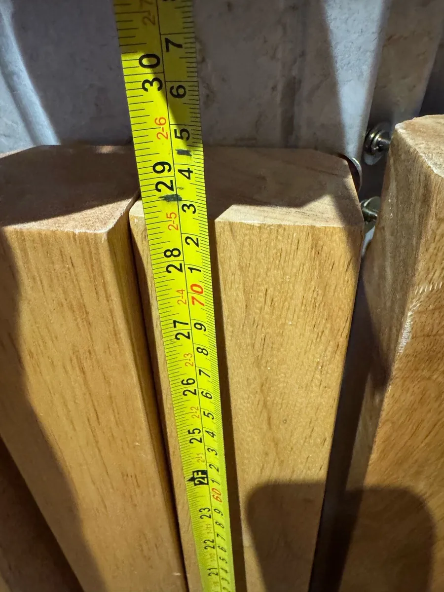 2 Oak table 75*120cm- great condition - Image 3