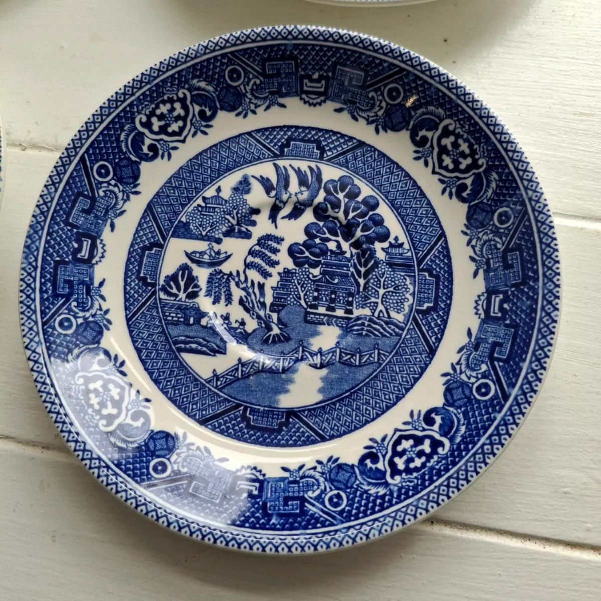 Myott Old Willow Saucers - Image 2