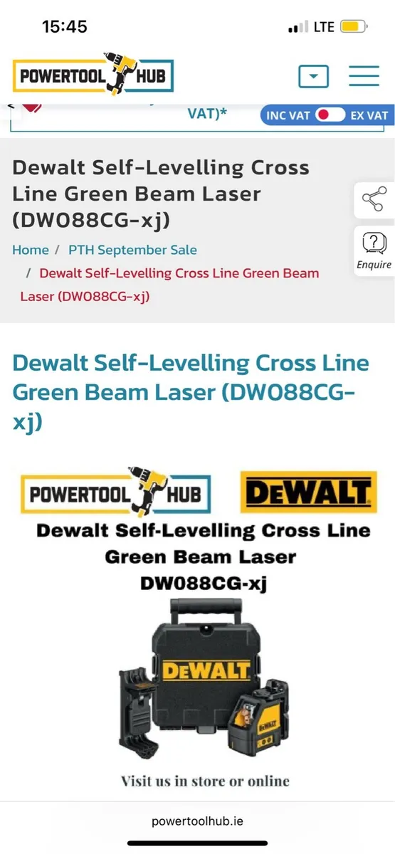 New & packed cross line laser - Image 2