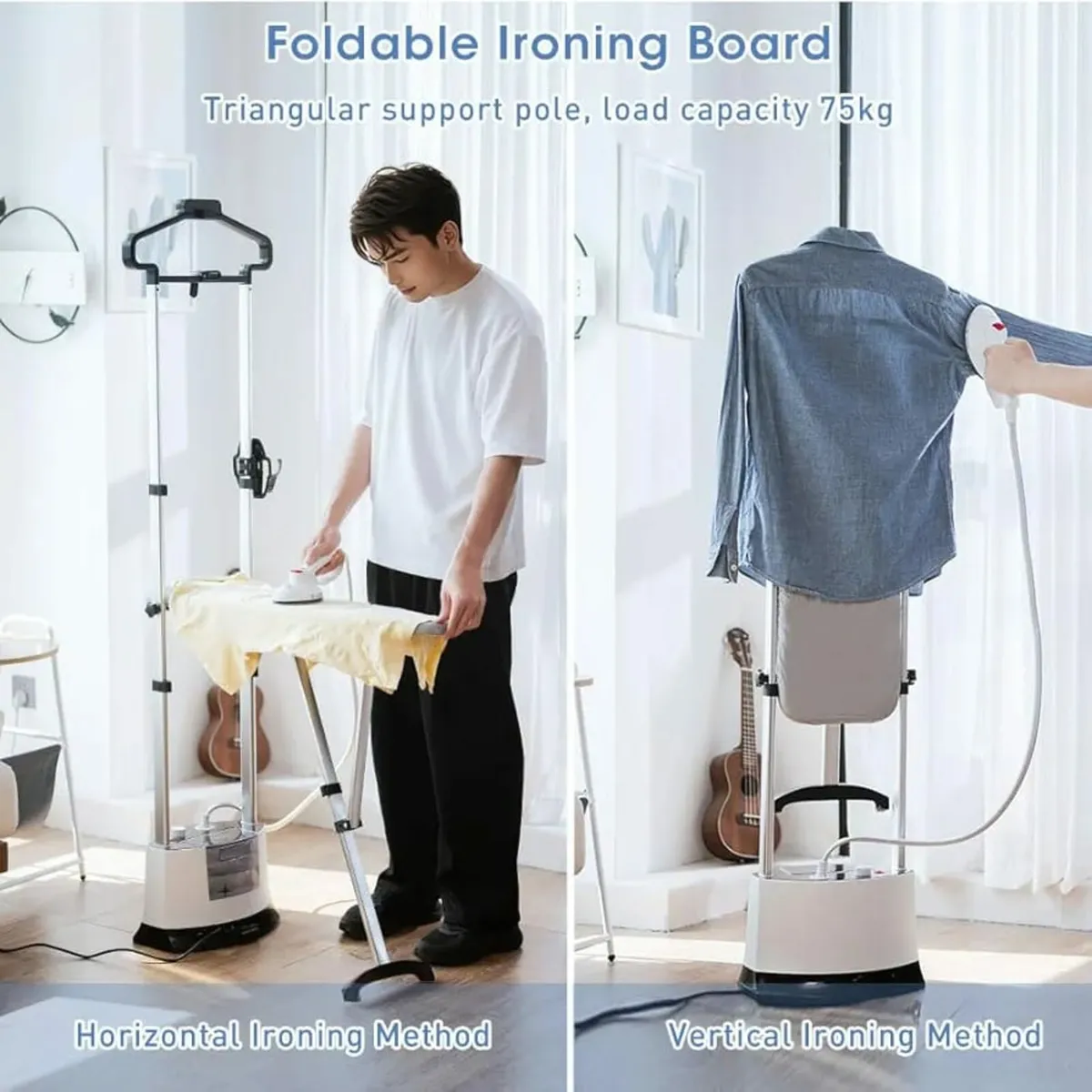 Vertical Garment Steamer: 1400W Clothes Steamer Up - Image 3