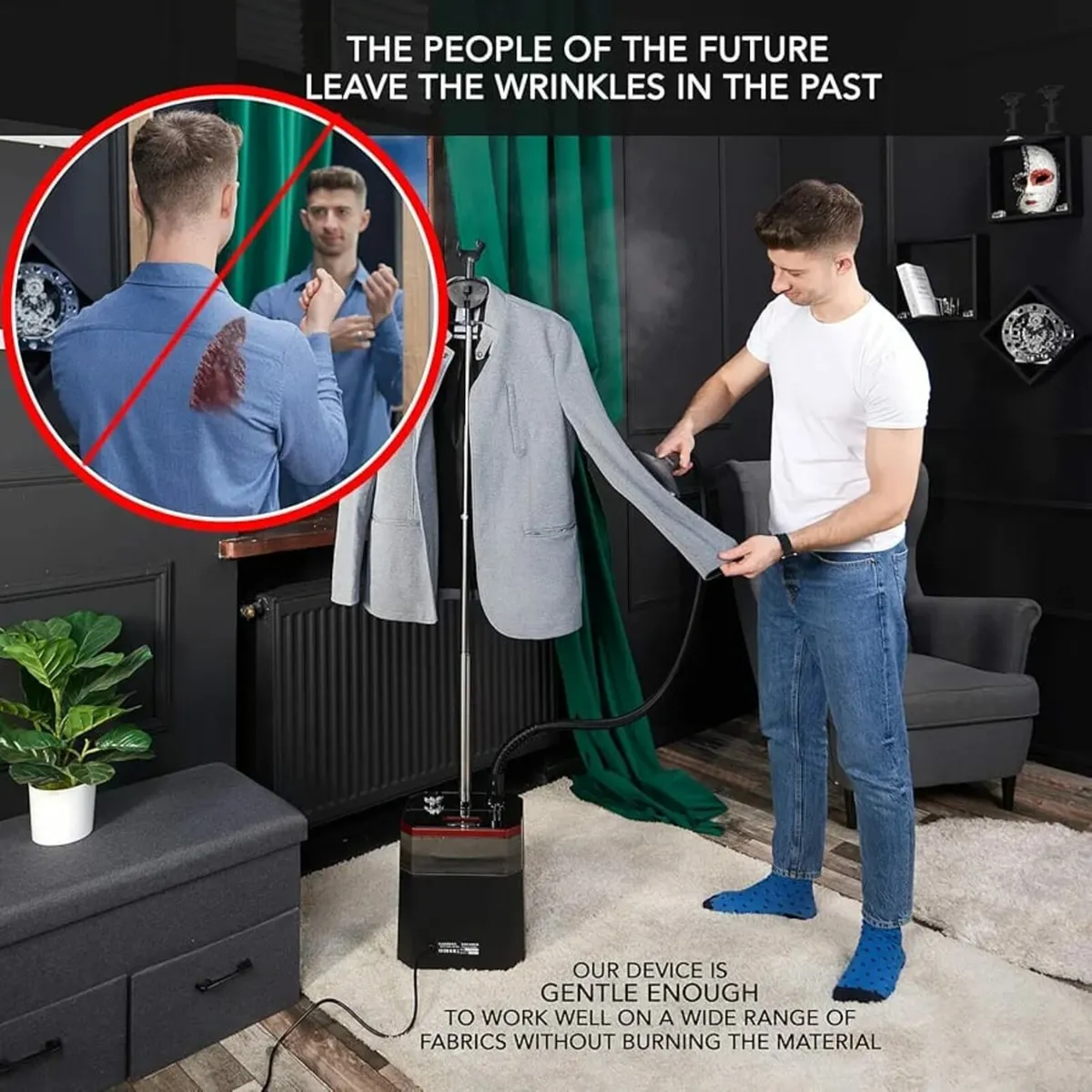 Professional Clothes Steamer 2200 W for all Fabric - Image 2