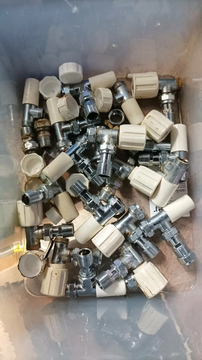 Pegler terrier radiator valves,close off balance s - Image 1