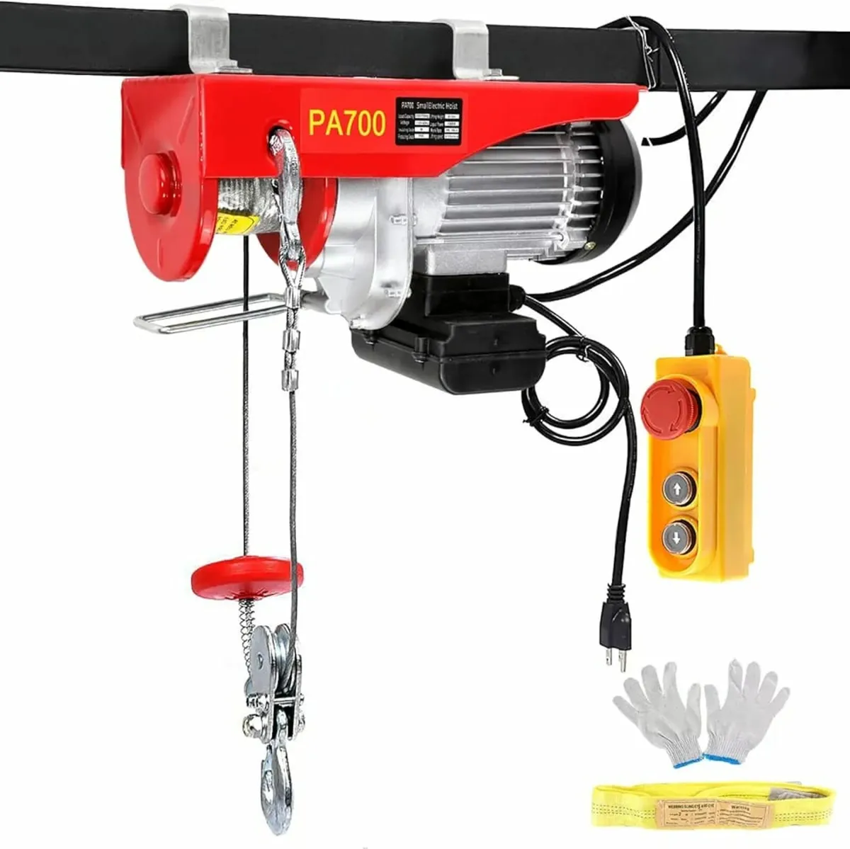 Electric Hoist Lift 700KG 1543LBS Overhead Electri - Image 1