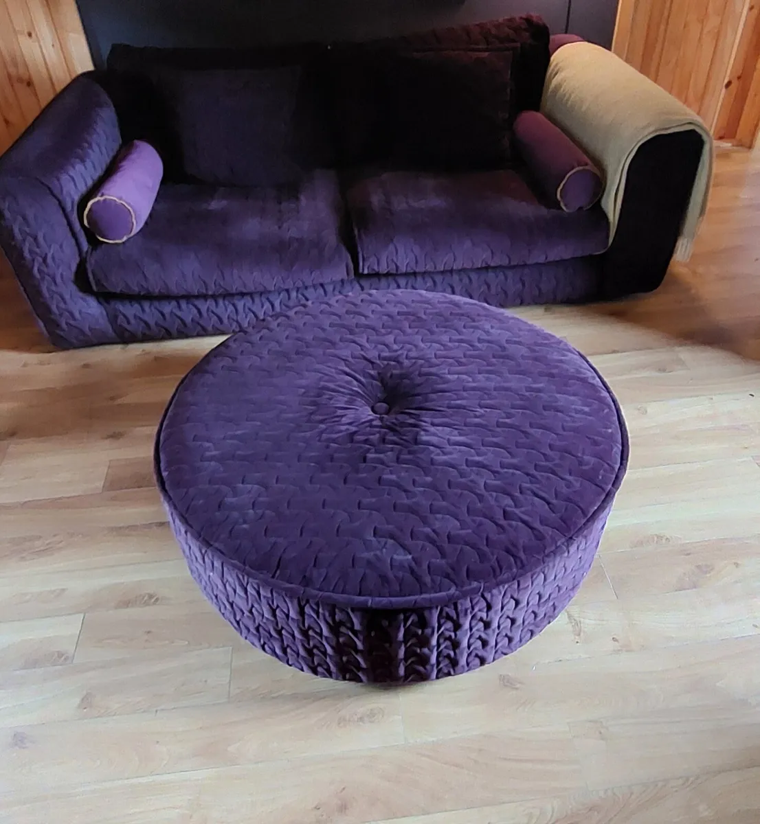 Couch and Footstool - Image 4