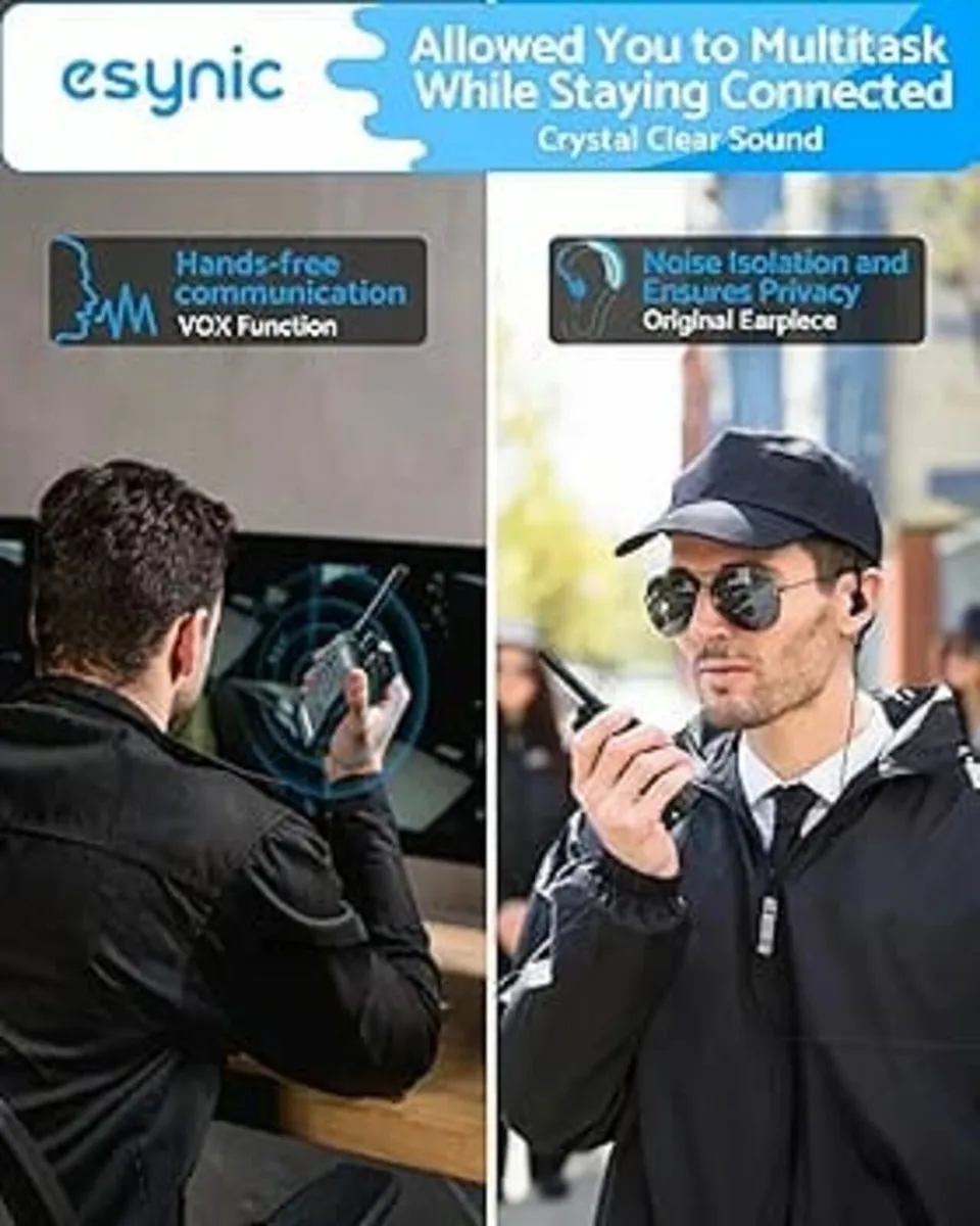 4Pack Professional Walkie Talkies for Adults Recha - Image 3