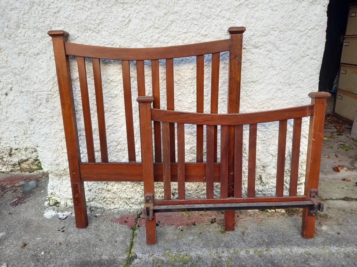 Twin Mahogany Beds