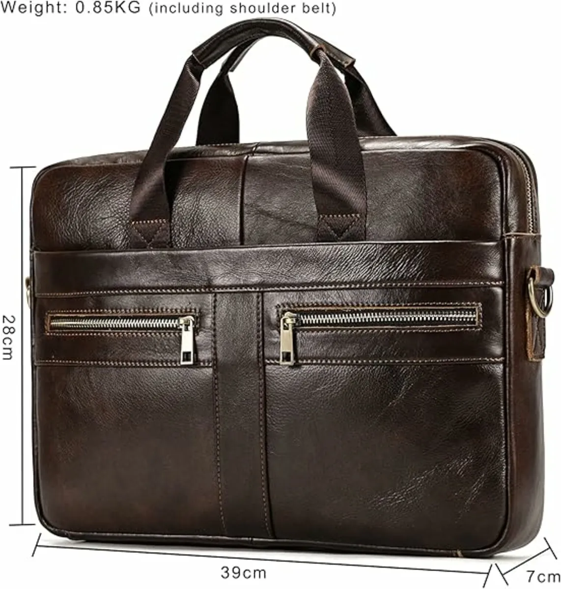 Laptop Bag for Men, 15.6 inch Men Briefcase Comput - Image 1