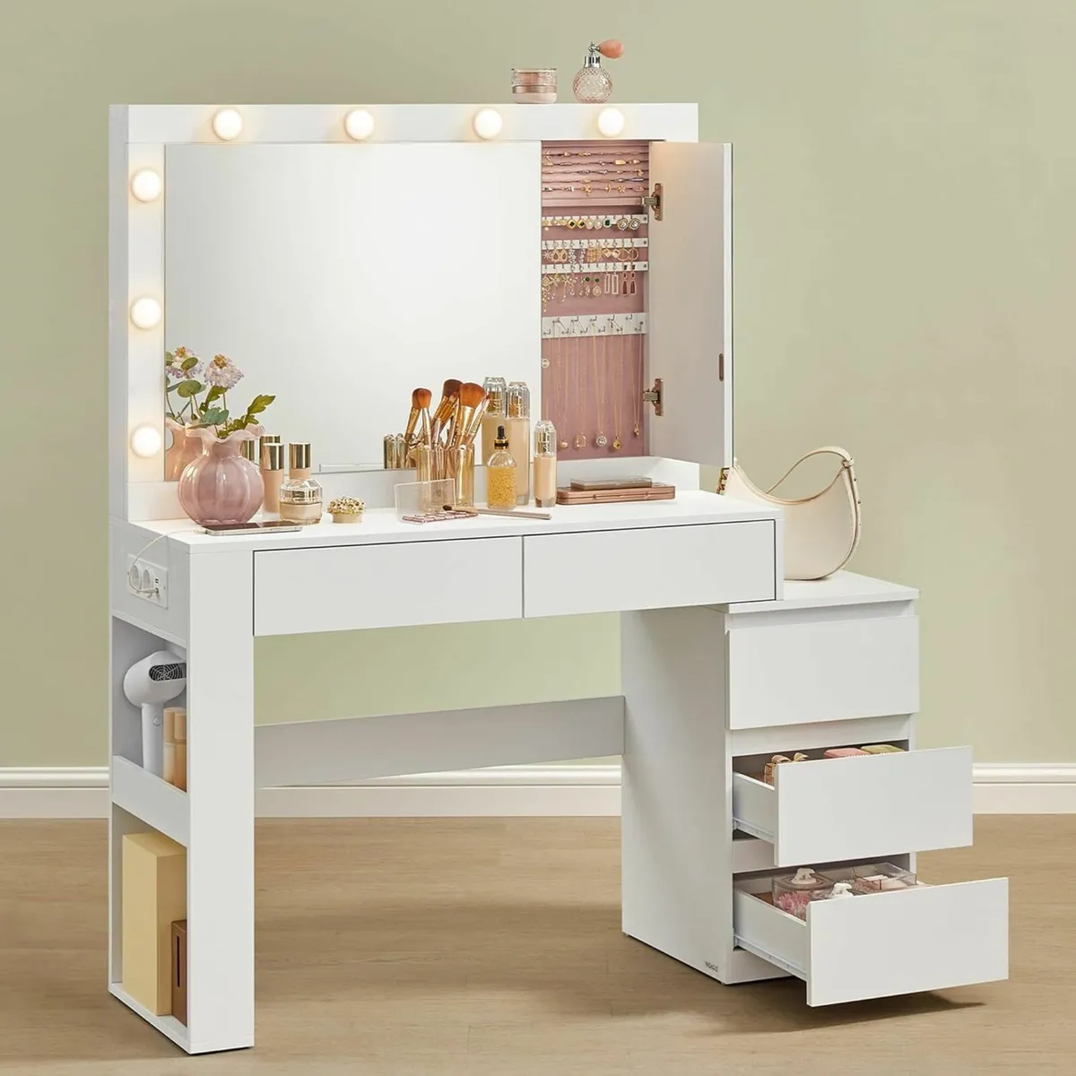 Dressing Table with LED Lighting - Image 3
