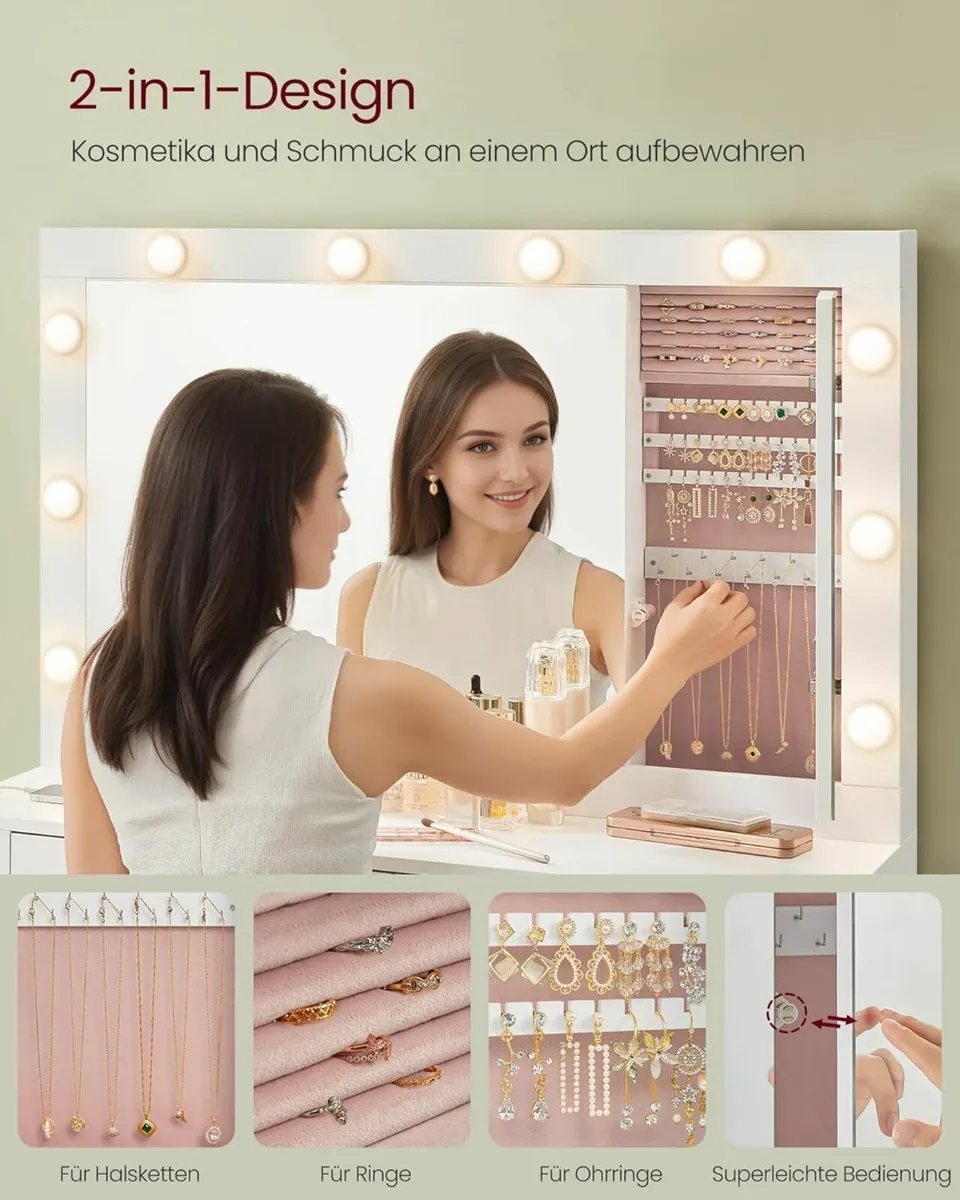 Dressing Table with LED Lighting - Image 4