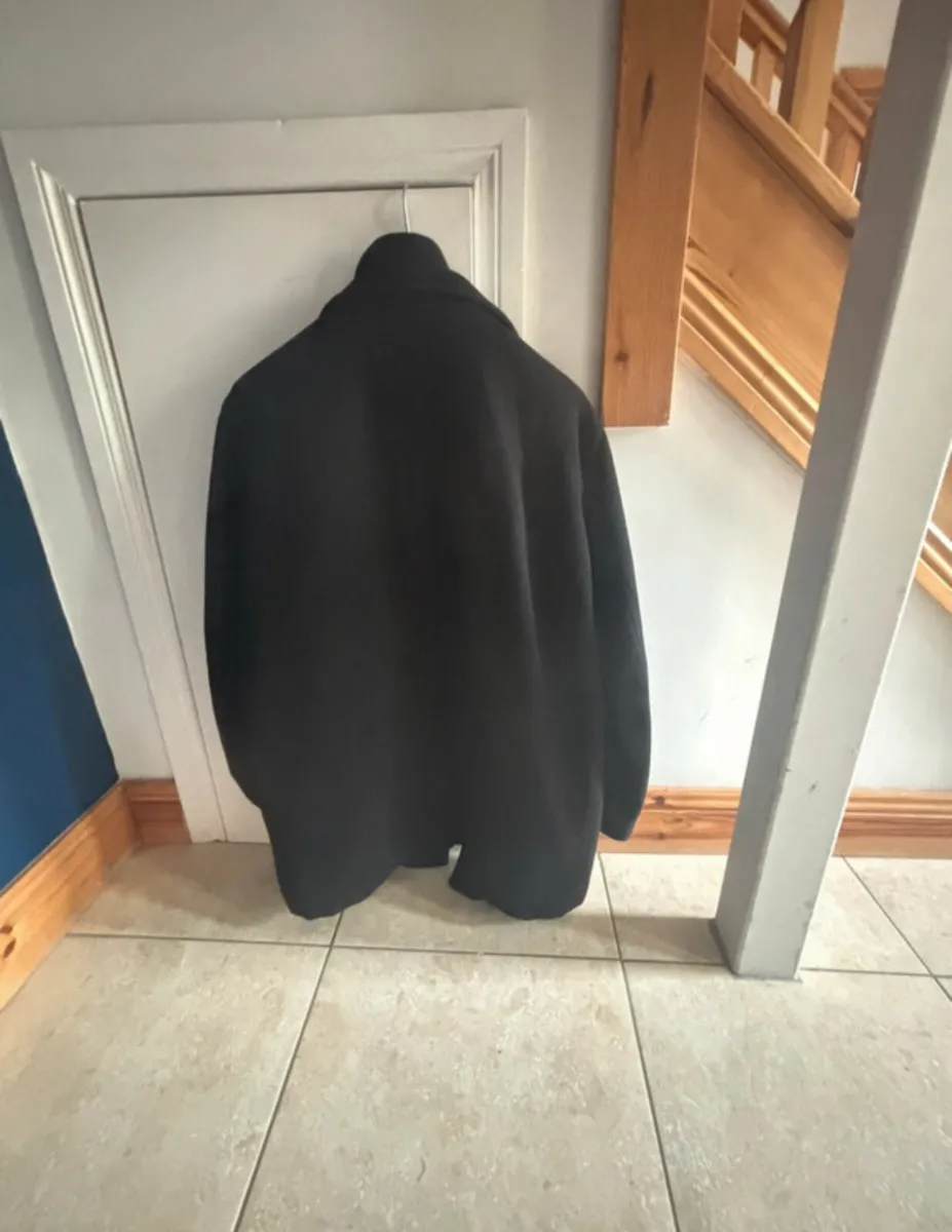 Hugo Boss Men’s Wool Cashmere Jacket Black Coat - Image 3