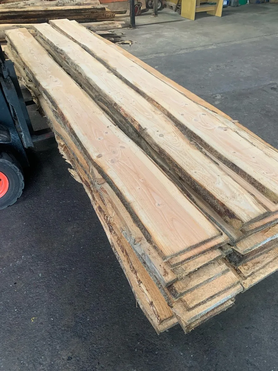Live edge Douglas Fir boards - Image 3