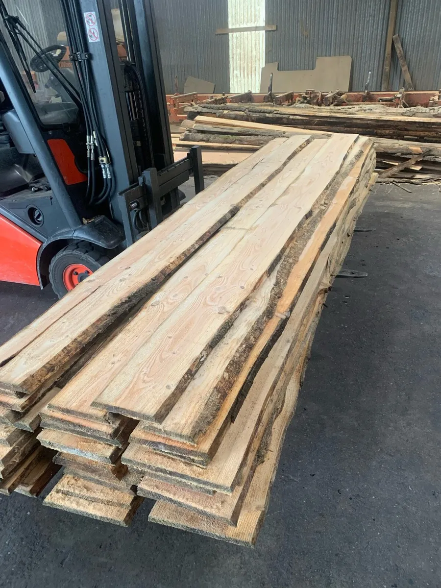 Live edge Douglas Fir boards - Image 4