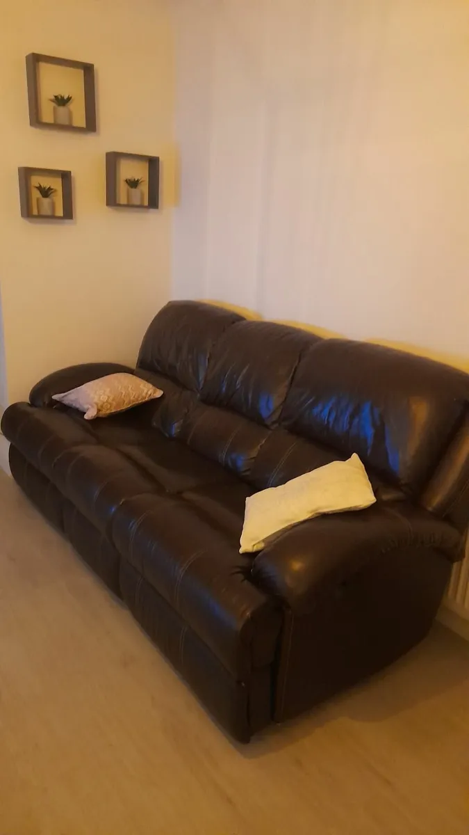 Soft Leather Recliner - Excellent Condition - Image 2