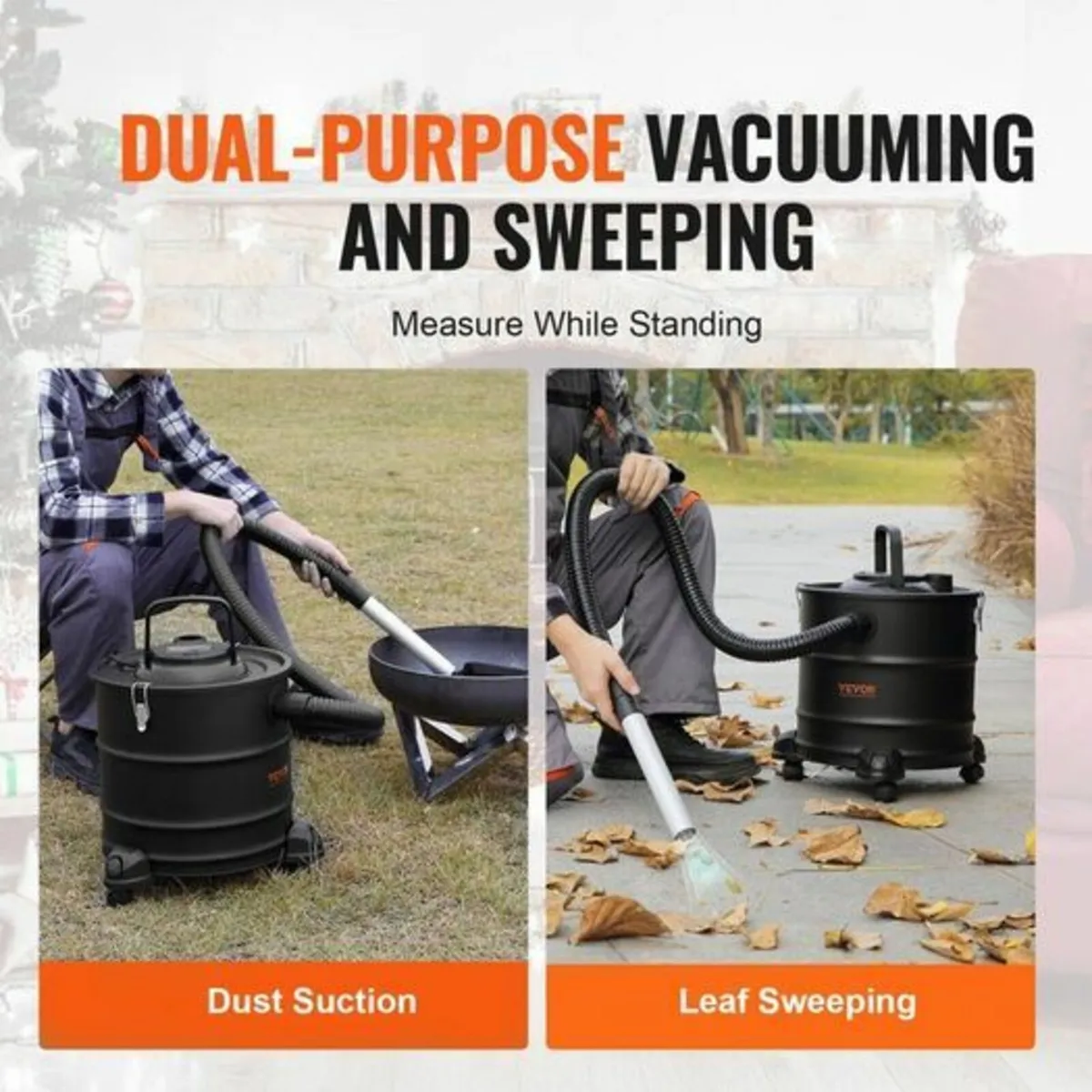 Ash Vacuum Cleaner, 20 L with 1200W Powerful Sucti - Image 3