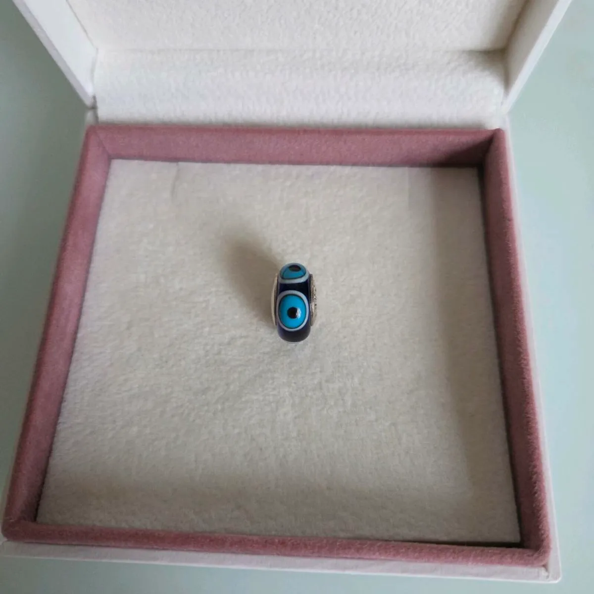 Pandora charm murano glass evil eye - Image 1