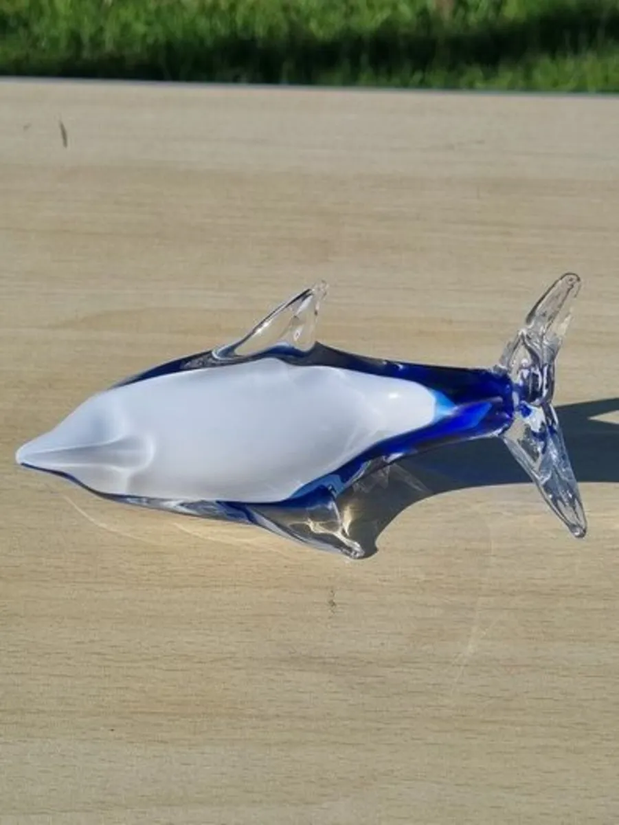Murano art glass dolphin - Image 4