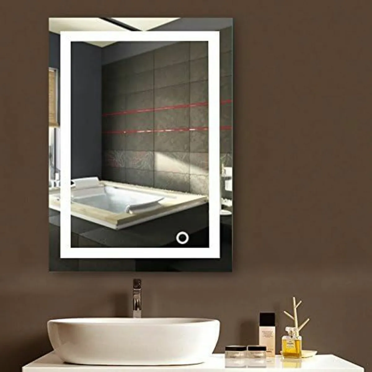 Bathroom mirror with illumination - Image 2