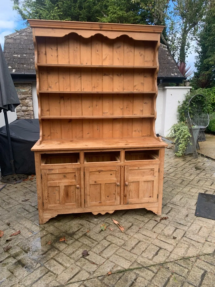 Vintage pine kitchen dresser