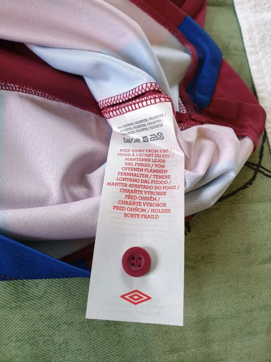 Umbro Clifton Long Sleeve Jersey 2012 Shirt Top - Image 4