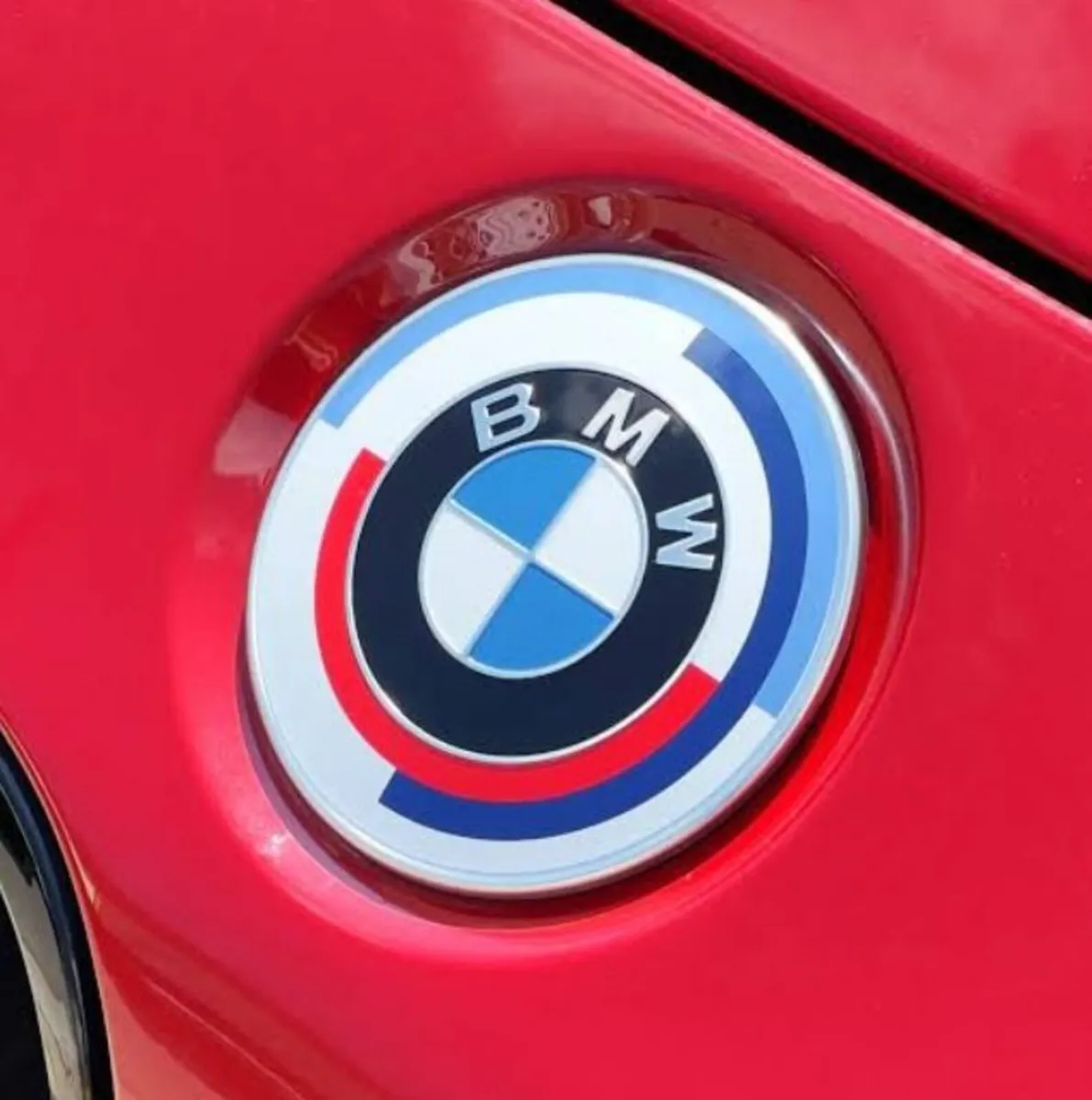 BMW Bonnet + Boot badge (50th) FREE POST - Image 1