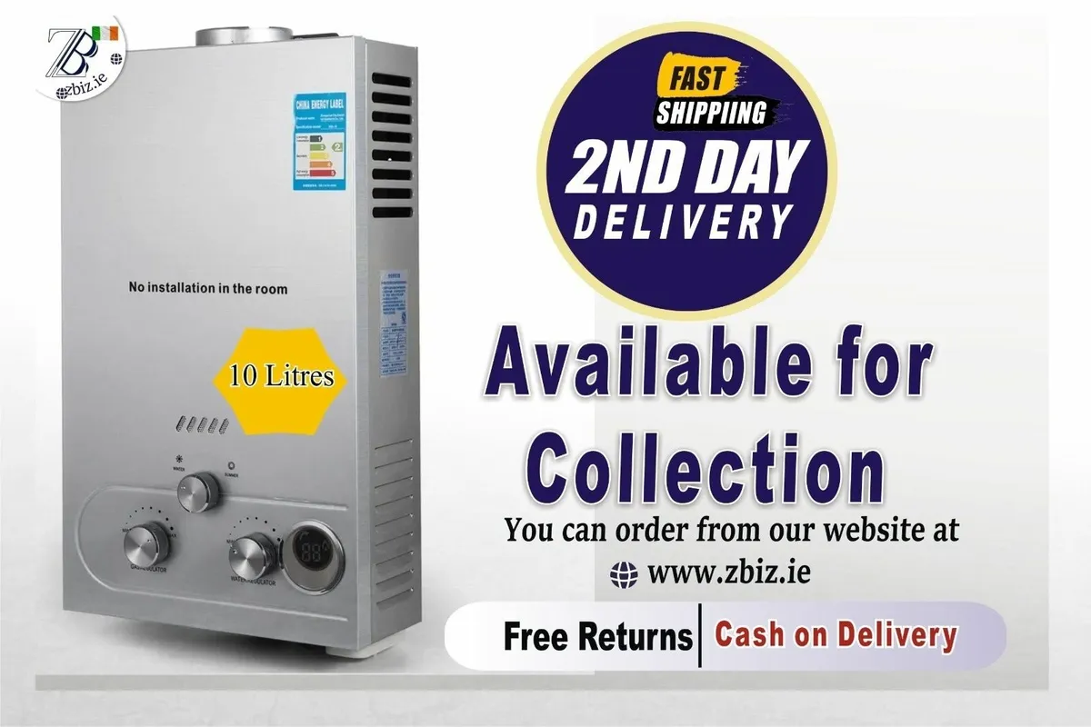10L Hot Water Heater Propane Gas - Image 1