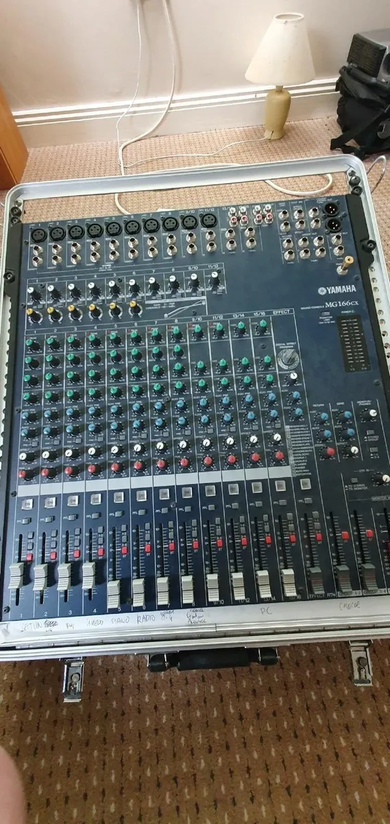 Yamaha MG166CX Analogue Mixer & Snake Lead - Image 1