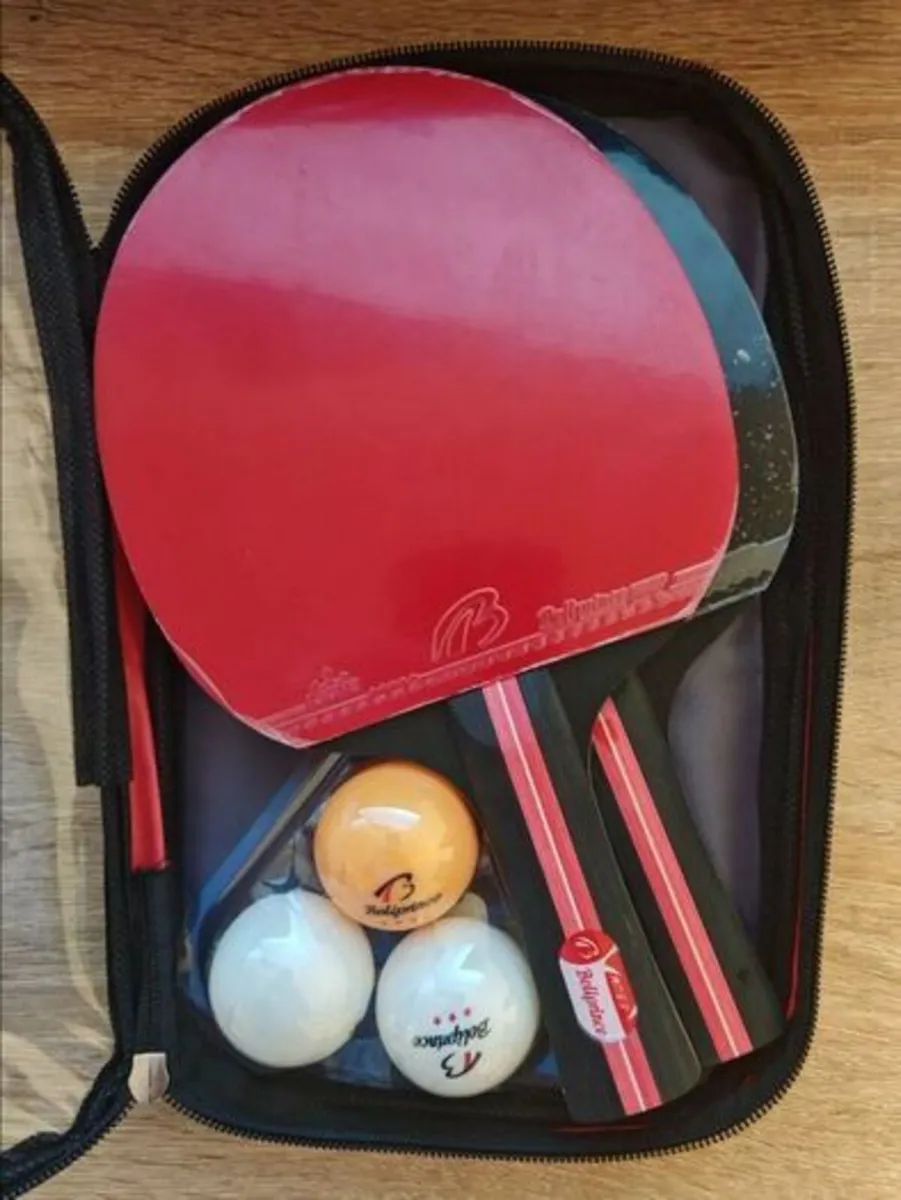 New Table Tennis Set with 2 Rackets and 3 balls - Image 2