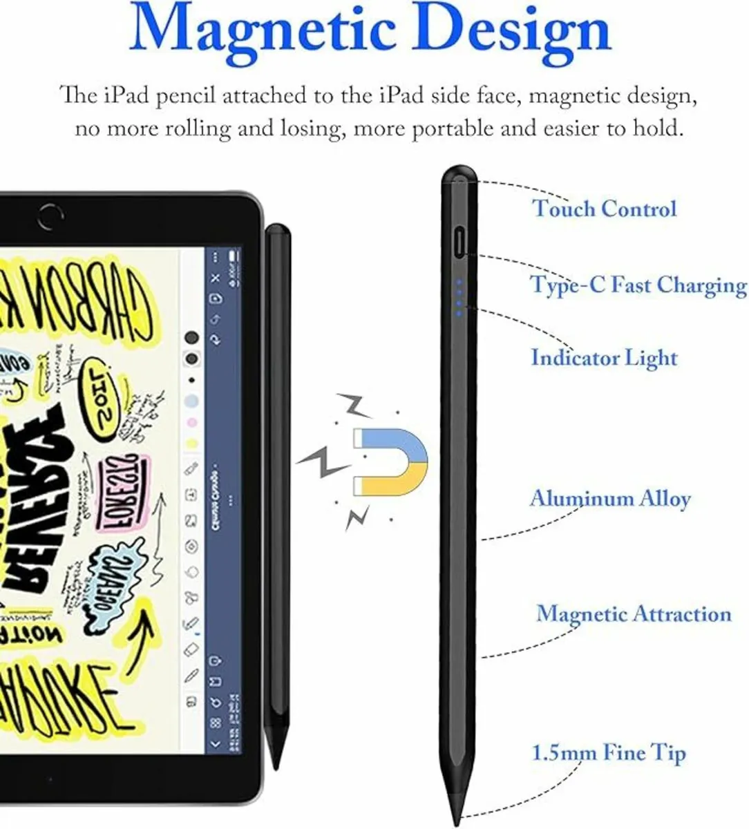 Universal Stylus Pen for Touch Screens Tablet - Image 3