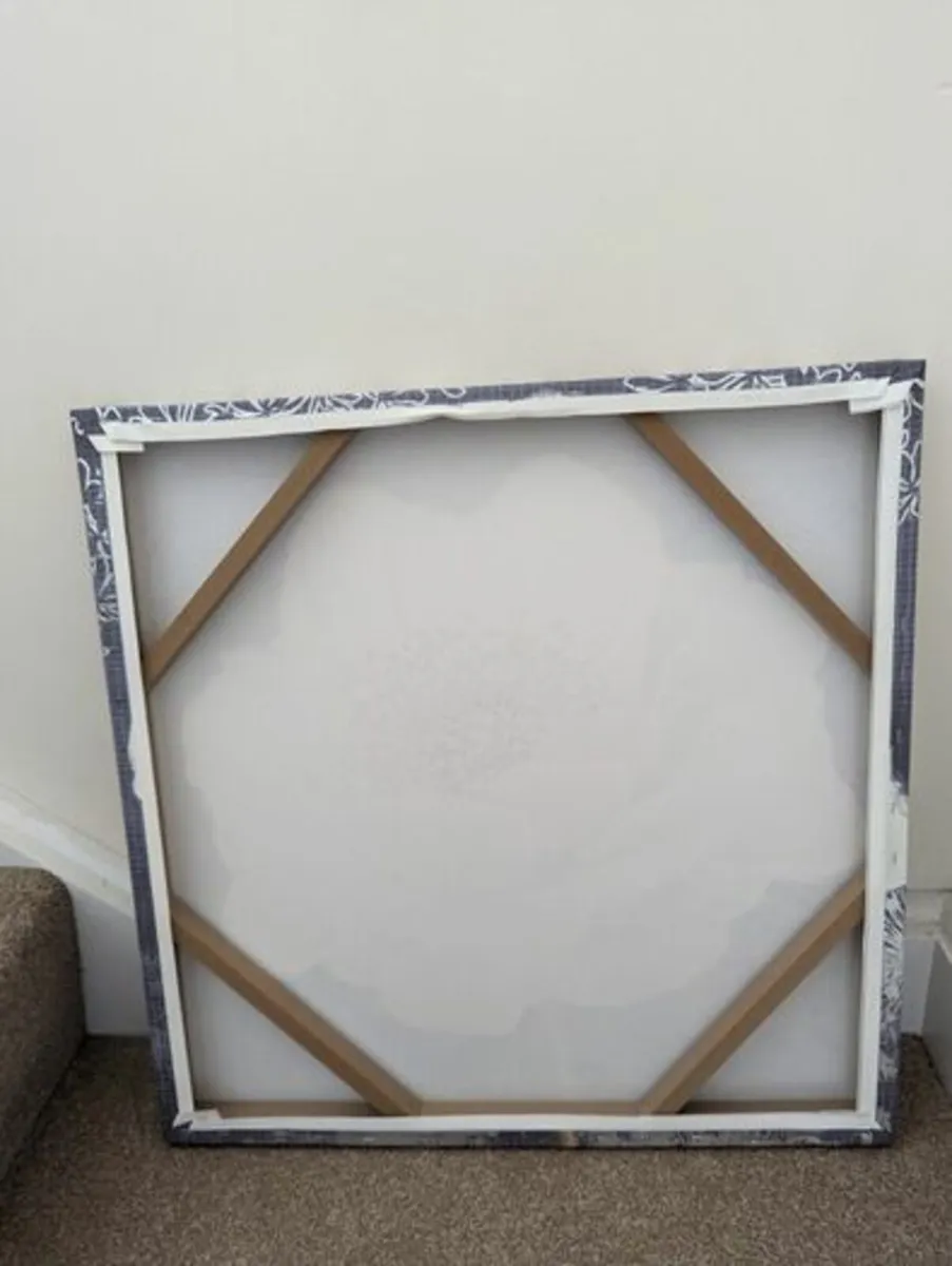 2 x Foil Print on canvas - Image 3