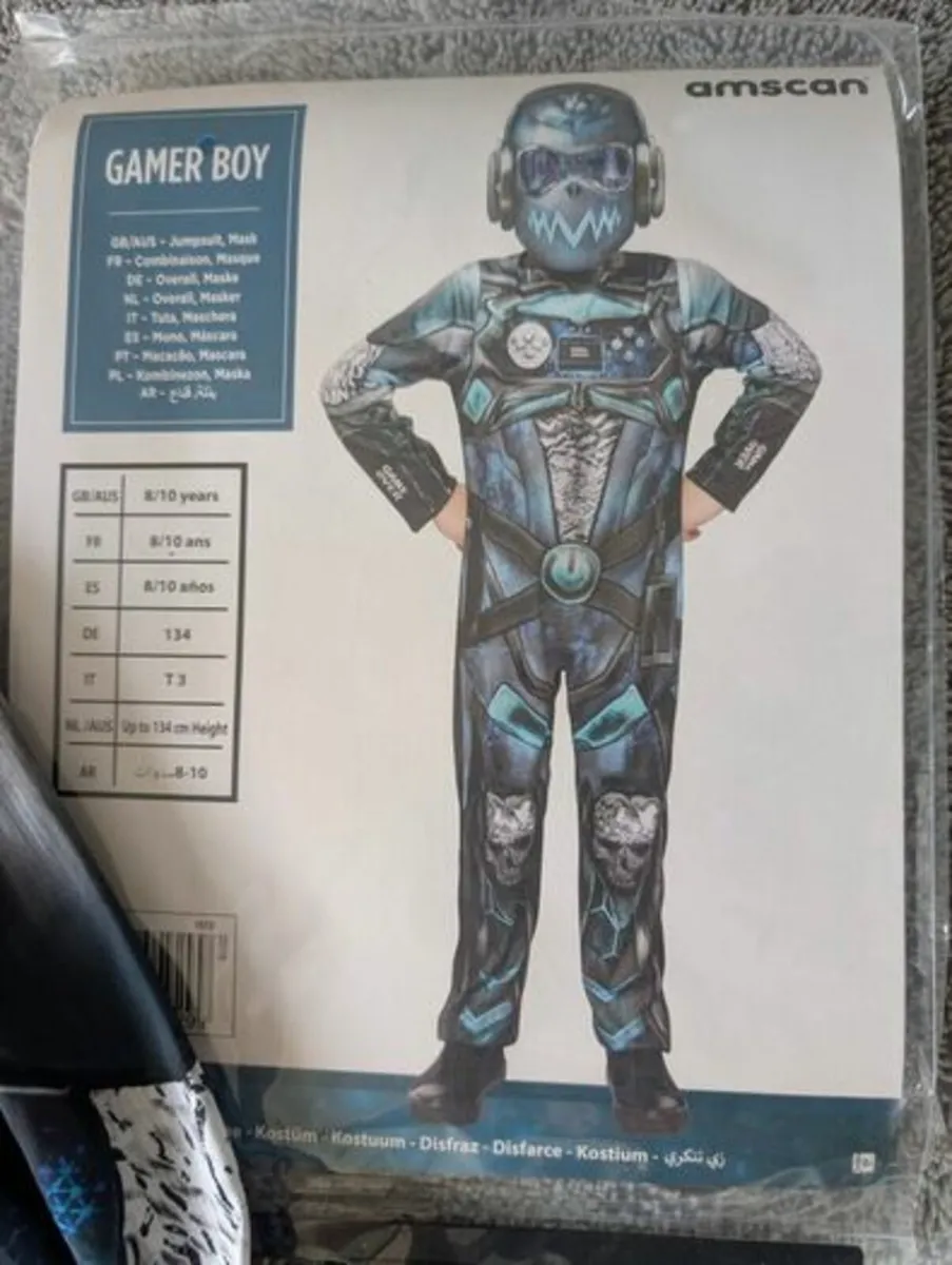 Gamer boy costume 8-10 - Image 1